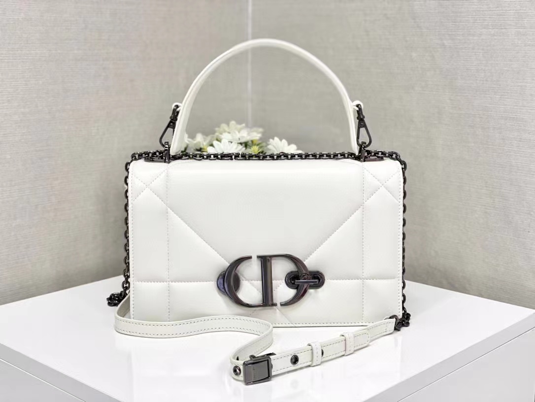 Dior 30 Montaigne鏈條手袋原單蒙田，新款帶手柄(圖1)