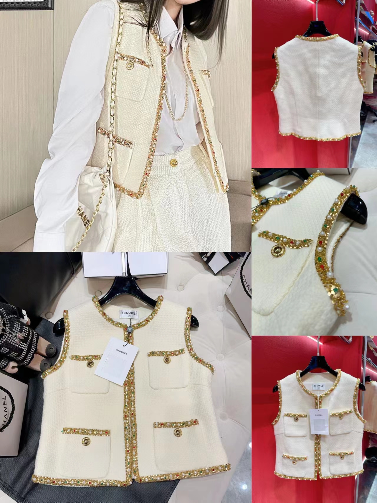 小紅書明星同款名牌奢侈品包包、衣服、鞋子、飾品手表皮帶LV香奈兒高品質(zhì)復(fù)刻貨源(圖6)